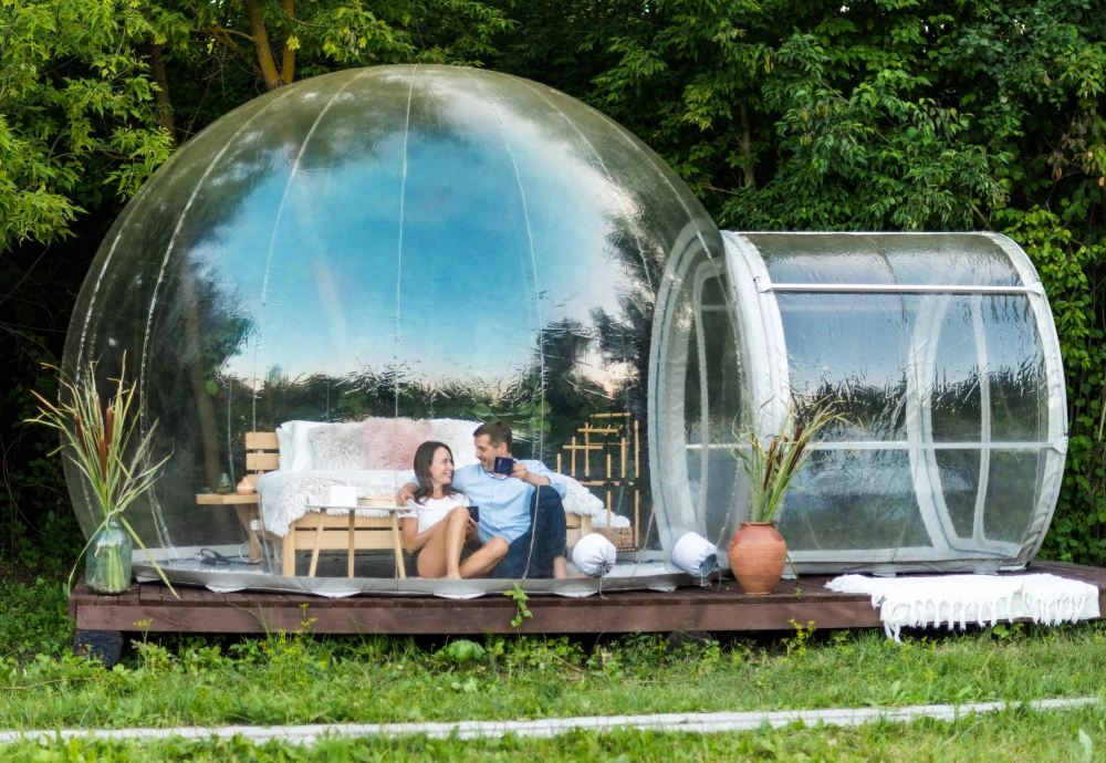 inflatable bubble tent