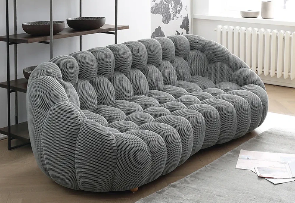 bubble blue couch